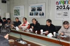 江蘇省住房城鄉(xiāng)建設(shè)廳領(lǐng)導(dǎo)視察南京建工集團(tuán)青奧體育公園項(xiàng)目