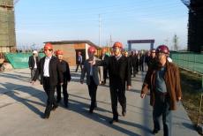 省住建廳徐學(xué)軍副廳長一行視察集團(tuán)六合新城安置房項(xiàng)目