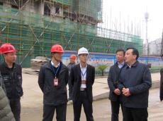 黃山市市長到集團東方麗景四期項目調(diào)研