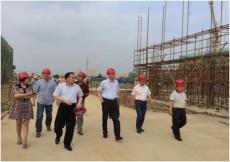句容市領(lǐng)導(dǎo)視察集團(tuán)郭莊教育集聚區(qū)項(xiàng)目