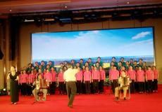 集團(tuán)合唱隊(duì)?wèi)?yīng)邀在鐵心橋街道慶“七一”大會(huì)上演出