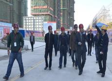 江蘇省住建廳副廳長紀迅視察集團北部新城項目